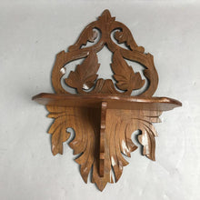 Load image into Gallery viewer, Vintage Carved Wooden Wall Shelf (14x9)AS IS
