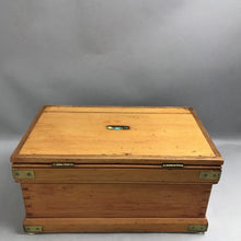 Load image into Gallery viewer, Antique Wooden Builder's Tool Chest (16x8x9)
