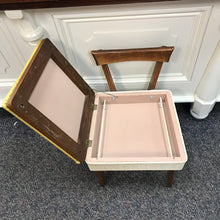 Load image into Gallery viewer, Vintage Mid-Century Modern Sewing Machine Chair with Box Storage (24x17x18)
