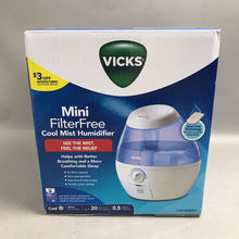 Load image into Gallery viewer, Vicks Mini Filter-Free Cool Mist Humidifier 5 Gal Capacity NEW
