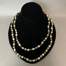 Load image into Gallery viewer, Honora Freshwater Pearl Earth Tones Necklace Sterling Clasp (53")
