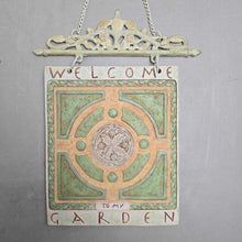 Load image into Gallery viewer, Russ Berrie Welcome to my Garden Plaque (~12X9)
