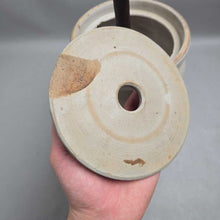 Load image into Gallery viewer, Love Field Potteries 2-Gallon Stoneware Butter Churn (~11.5x8x8)

