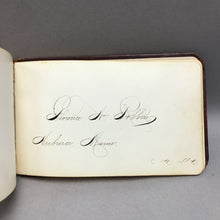 Load image into Gallery viewer, Antique Victorian Autograph Album (~4.25x7)
