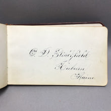Load image into Gallery viewer, Antique Victorian Autograph Album (~4.25x7)
