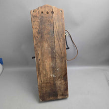Load image into Gallery viewer, Antique Oak Wall-Mount Hand-Crack Telephone (26x8.5x13)
