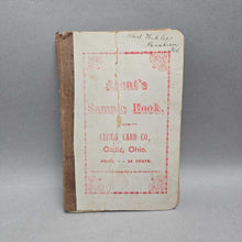 Load image into Gallery viewer, Antique Crown Card Co Agent's Sample Book w/ Cards ( ~7x4.5)
