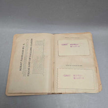 Load image into Gallery viewer, Antique Crown Card Co Agent's Sample Book w/ Cards ( ~7x4.5)
