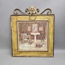 Load image into Gallery viewer, Metal Wall Art - Vanity Powder Room - C. Winterle Olson (17x14)
