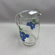Load image into Gallery viewer, Clear Glass Pitcher w/ Grapes (10x7x6)
