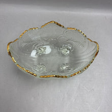 Load image into Gallery viewer, Footed Pressed Glass Centerpiece Bowl (5x10x7)
