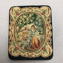 Load image into Gallery viewer, Antique Petit Point Calling Card / Cigarette Case (3x2.5)
