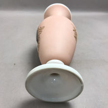 Load image into Gallery viewer, Pink Opaline Milk Glass Victorian-Scene Portrait Vase (14")
