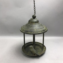 Load image into Gallery viewer, Rustic Look Metal Bird Feeder (9")
