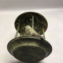 Load image into Gallery viewer, Rustic Look Metal Bird Feeder (9")
