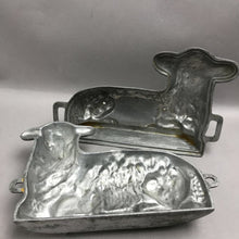 Load image into Gallery viewer, Vintage Aluminum Lamb Cake Mold (9x13)

