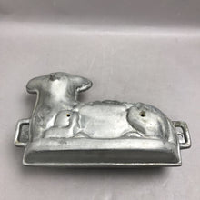 Load image into Gallery viewer, Vintage Aluminum Lamb Cake Mold (9x13)
