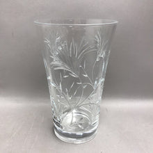 Load image into Gallery viewer, J.G. Durand Cristal d'Arques 24% Lead Crystal Vase Botanical Cut Glass (10")
