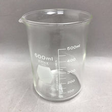 Load image into Gallery viewer, Vintage Kimble Kimax 600mL 14000 Beakers w/Spout

