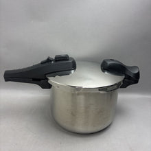 Load image into Gallery viewer, New Dual Pressure Cooker Food Network Stainless Steel 6Qt
