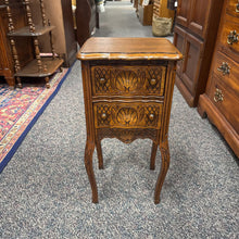 Load image into Gallery viewer, Carved End Table 2 Drawer (25x13x11)
