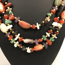 Load image into Gallery viewer, Multi-Stone Chip Bead Long Necklace
