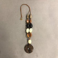 Load image into Gallery viewer, Textured Wood Bead Necklace
