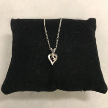 Load image into Gallery viewer, Sterling Heart w/ Sapphire Necklace

