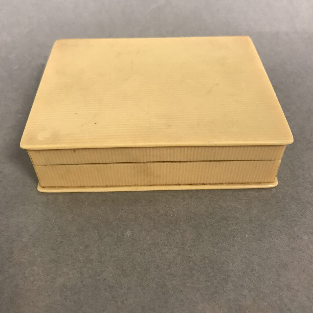 Vintage celluloid Jewelry Box (2.5x3.5)