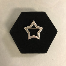 Load image into Gallery viewer, Sterling Lettered Star Pin

