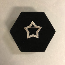 Load image into Gallery viewer, Sterling Lettered Star Pin
