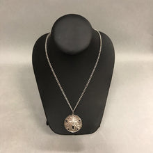 Load image into Gallery viewer, Sterling Sand Dollar Pendant w/ Chain
