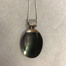 Load image into Gallery viewer, Sterling Abalone Disc Pendant w/ Long Chain
