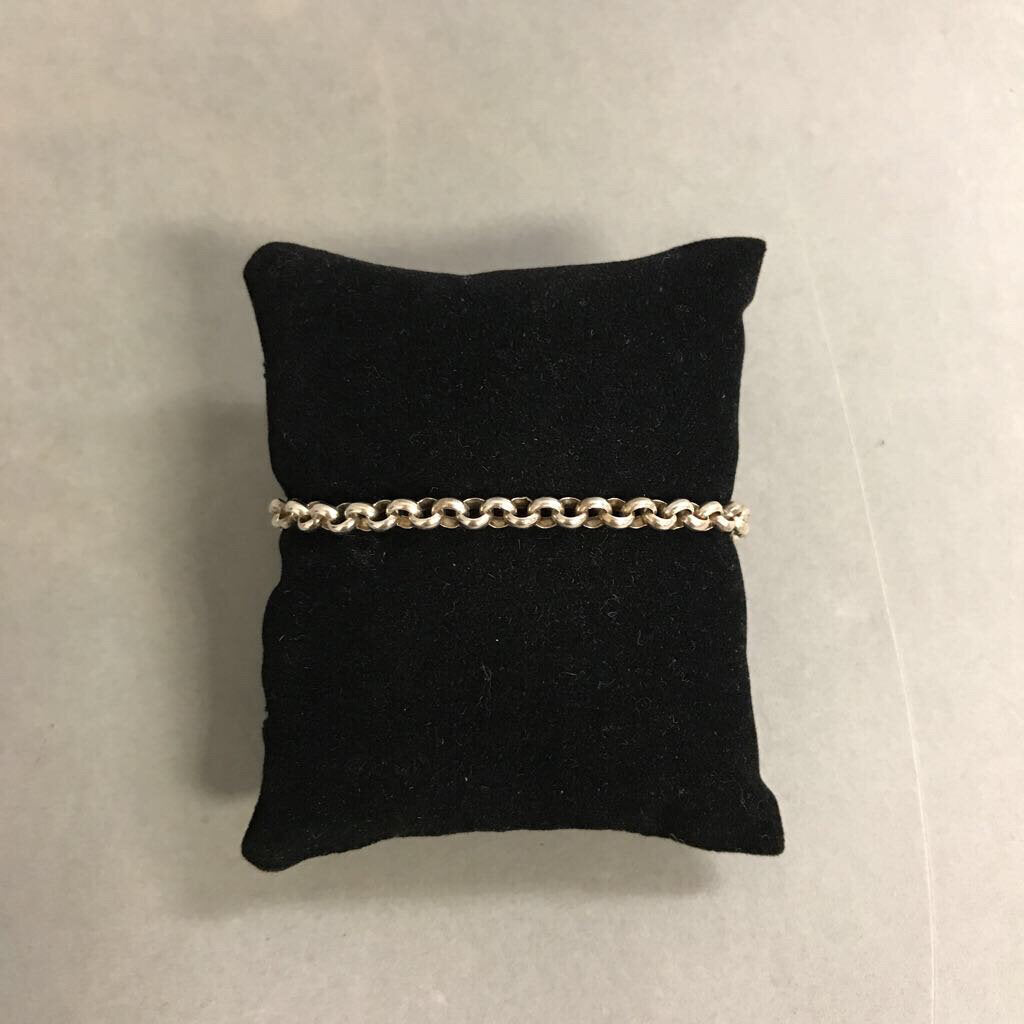 Sterling Rolo Charm Bracelet
