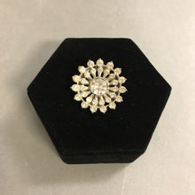 Load image into Gallery viewer, Vintage Round Rhinestone Pin
