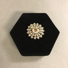 Load image into Gallery viewer, Vintage Round Rhinestone Pin
