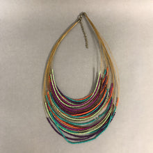 Load image into Gallery viewer, Layered Multicolor Seed Bead Wire Necklace
