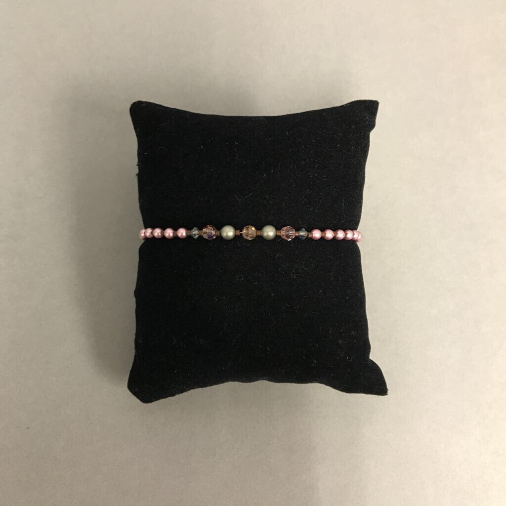 Holly Yashi Pearl Crystal Bead Bracelet