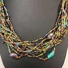 Load image into Gallery viewer, Layered Glass Bead Necklace
