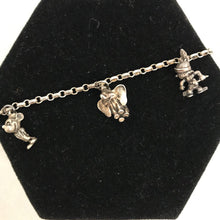 Load image into Gallery viewer, Sterling Disney Charm Bracelet
