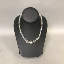 Load image into Gallery viewer, Iridescent Crystal Graduated Bead Necklace
