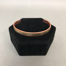 Load image into Gallery viewer, Copper Silver &amp; Goldtone Cuff Bracelet
