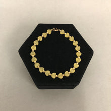 Load image into Gallery viewer, 1/20 14K Gold Filled Citrine Heart Bead Bracelet
