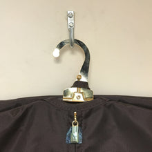 Load image into Gallery viewer, Louis Vuitton Brown Nylon Foldable Garment Bag on Gold LV Hanger

