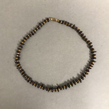 Load image into Gallery viewer, Garnet Chunk Brass Bead Necklace
