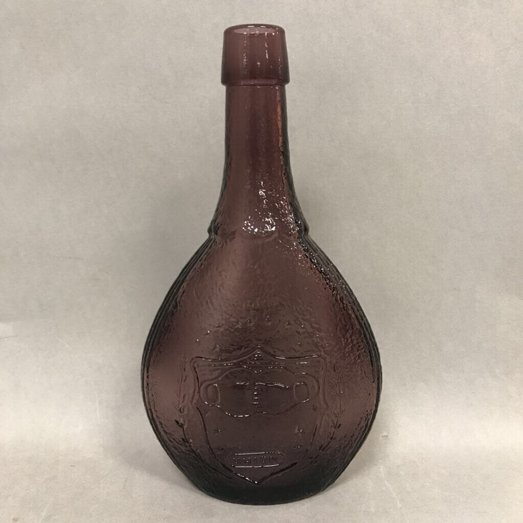 Vintage Wheaton Purple Union Glass Bottle Decanter (9