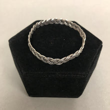 Load image into Gallery viewer, Braided Sterling Bangle Bracelet
