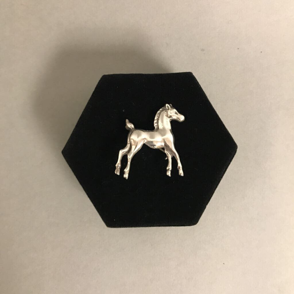Sterling Pony Pin