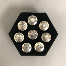 Load image into Gallery viewer, Sterling Button Cover Set of 8
