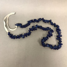 Load image into Gallery viewer, Blue Dyed Corn Suede Necklace
